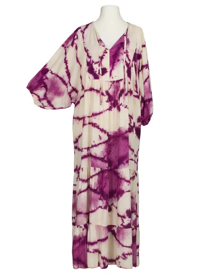 Maxikleid mit Muster in beere von H. Trend