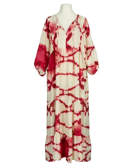 Maxikleid mit Muster in rot von H. Trend