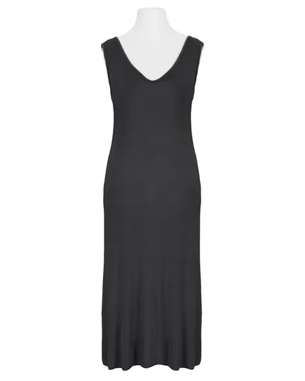Maxikleid mit Seide 2tlg. in schwarz von Made in Italy