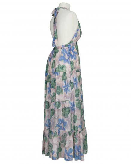Maxikleid Neckholder in bunt von Made in Italy