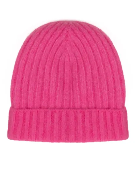 M�tze mit Alpaka und Wolle in pink von Made in Italy