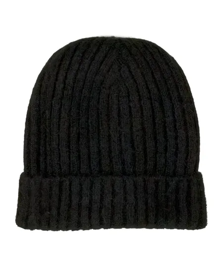 M�tze mit Alpaka und Wolle in schwarz von Made in Italy