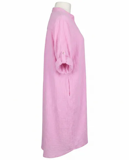 Musselin Kleid in rosa von Made in Italy