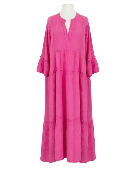 Musselin Maxikleid in pink von Made in Italy