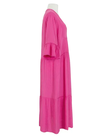 Musselin Maxikleid in pink von Made in Italy