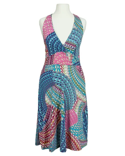 Neckholder Kleid in blau von fashion made in france