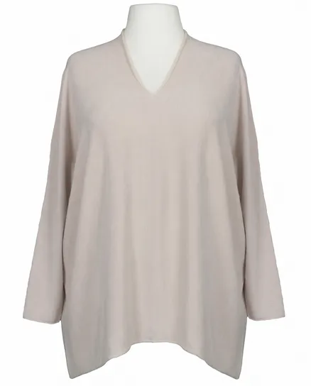 Oversize Pullover in beige von Selected Touch