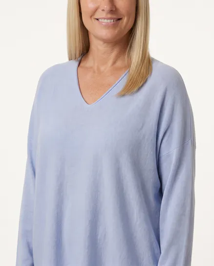 Oversize Pullover in hellblau von Selected Touch
