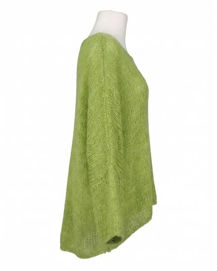 Oversize Pullover Grobstrick in kiwi von New Collection