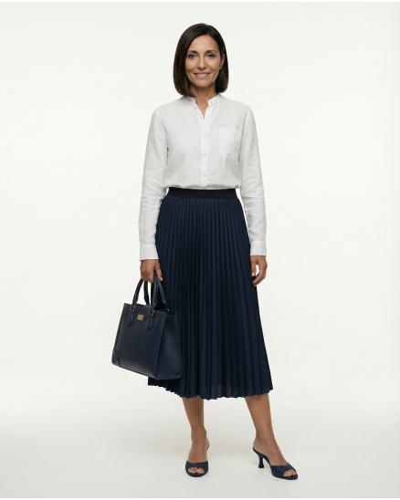 Plisseerock in blau von Diana