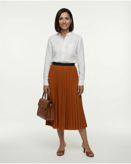 Plisseerock in rost von Diana