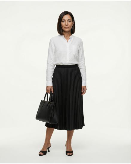 Plisseerock in schwarz von Diana