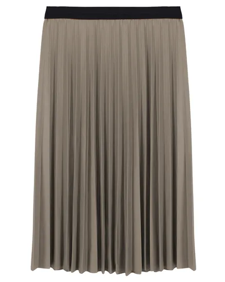 Plisseerock in taupe von Diana