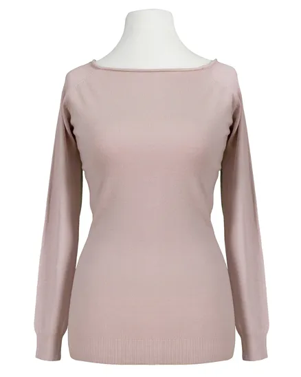 Pullover Feinstrick in rosa von Minority