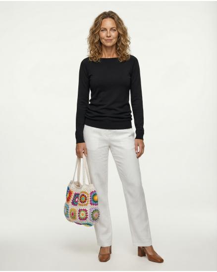 Pullover Feinstrick in schwarz von Minority