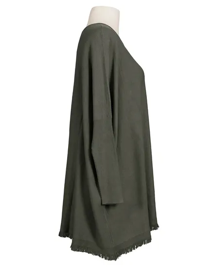 Pullover Fransen in oliv von Made in Italy