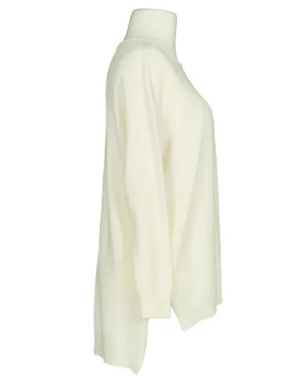 Pullover gerader Schnitt in creme von Made in Italy