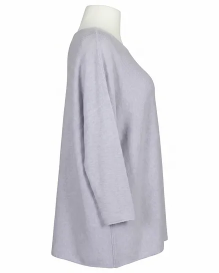 Pullover gerader Schnitt in grau von Made in Italy
