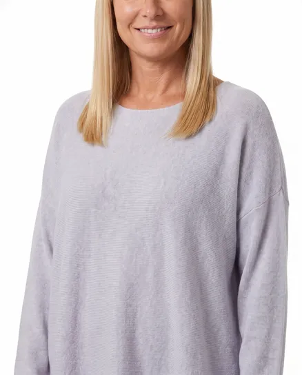Pullover gerader Schnitt in grau von Made in Italy