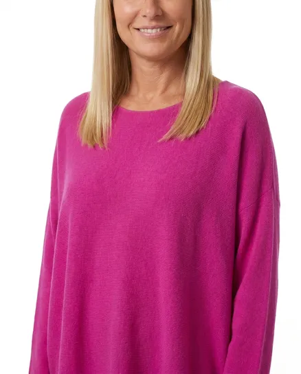 Pullover gerader Schnitt in pink von Made in Italy