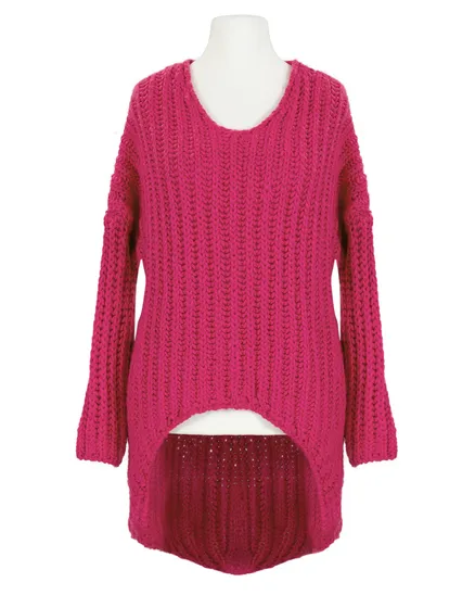 Pullover Grobstrick in pink von New Collection