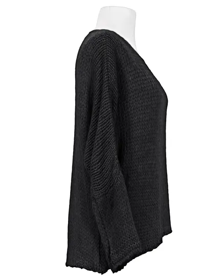 Pullover Grobstrick in schwarz von New Collection