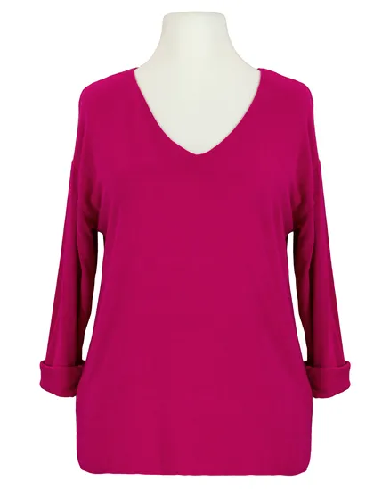 Pullover in Shirt Optik in pink von Selected Touch