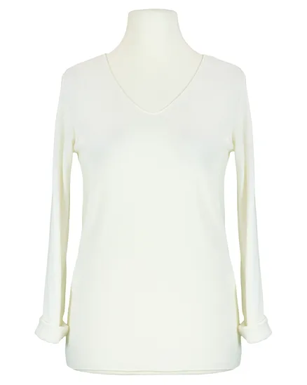 Pullover in Shirt Optik in wollwei� von Selected Touch
