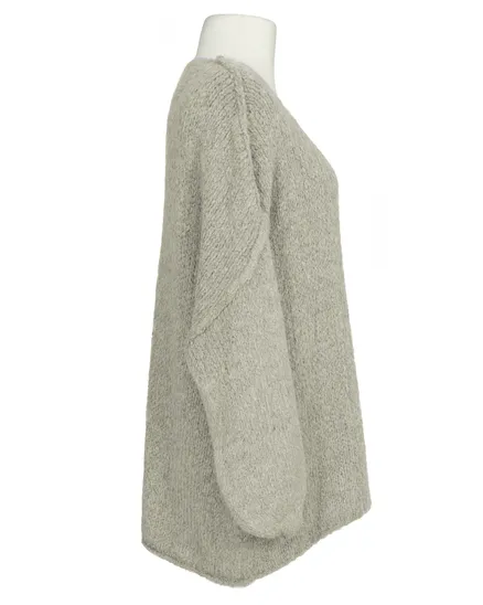 Pullover Inside-Out in beige von Made in Italy