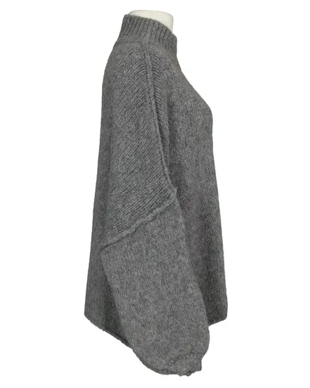 Pullover Inside-Out in grau von Made in Italy