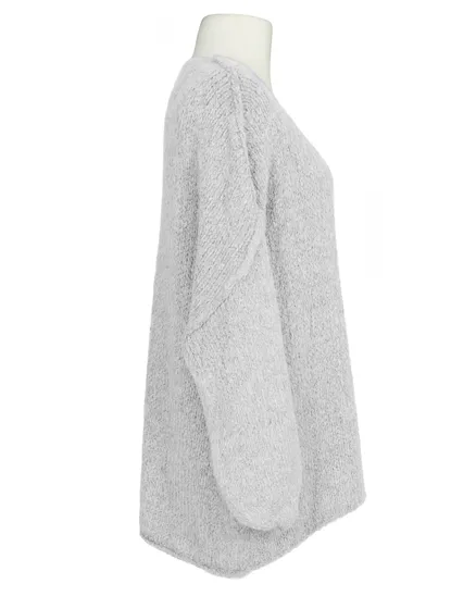 Pullover Inside-Out in grau von Made in Italy