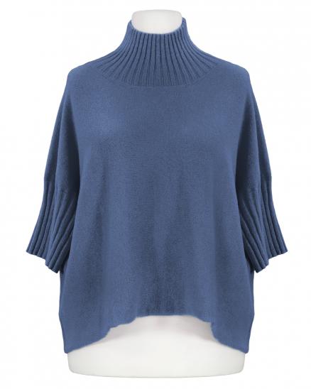Pullover Kastenform in blau von Made in Italy