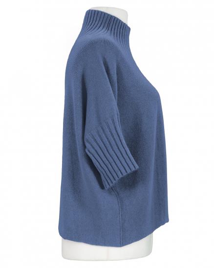 Pullover Kastenform in blau von Made in Italy