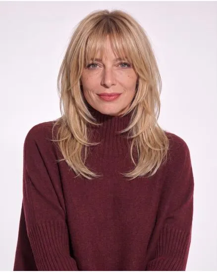 Pullover Kastenform in bordeaux von Made in Italy
