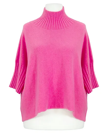 Pullover Kastenform in hellpink von Made in Italy