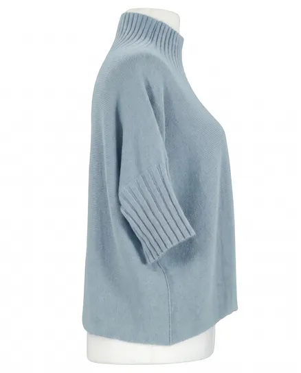 Pullover Kastenform in mint von Made in Italy