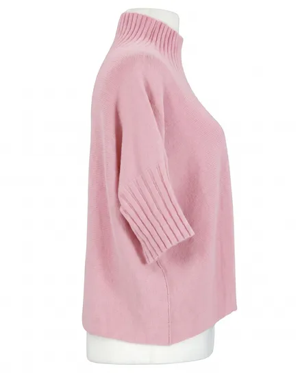 Pullover Kastenform in rosa von Made in Italy