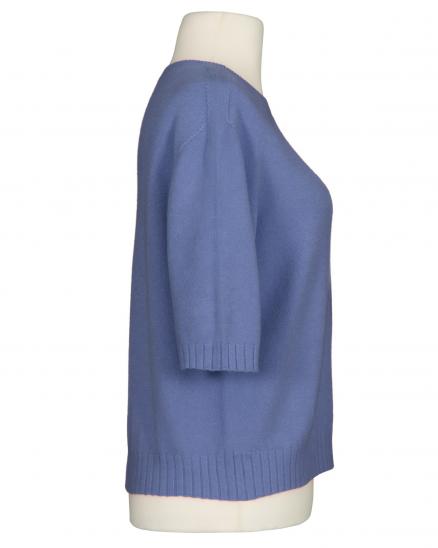 Pullover Kurzarm in blau von Made in Italy
