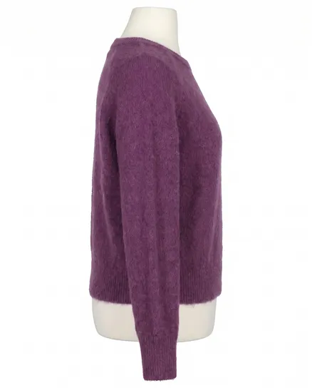 Pullover mit Alpaka in beere von Made in Italy