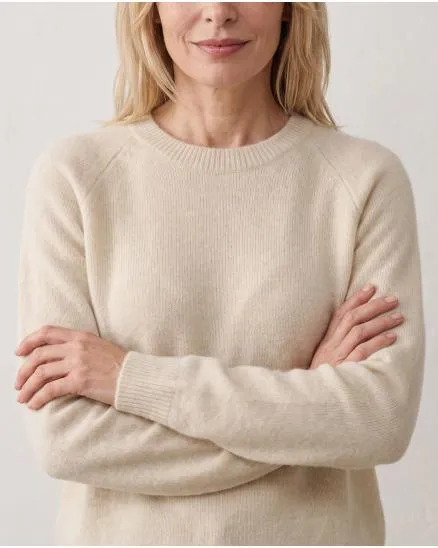 Pullover mit Alpaka in beige von Made in Italy