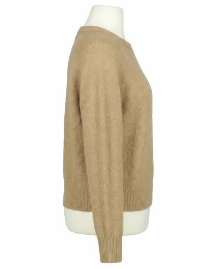 Pullover mit Alpaka in camel von Made in Italy