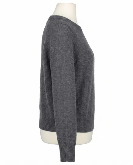 Pullover mit Alpaka in grau von Made in Italy