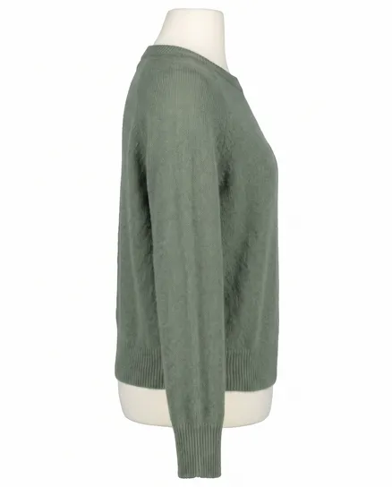 Pullover mit Alpaka in khaki von Made in Italy