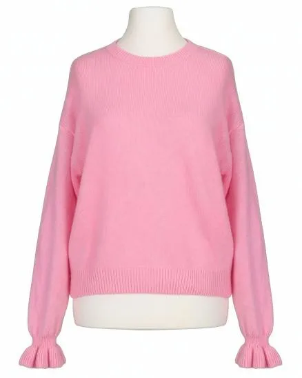 Pullover mit Alpaka in rosa von Made in Italy