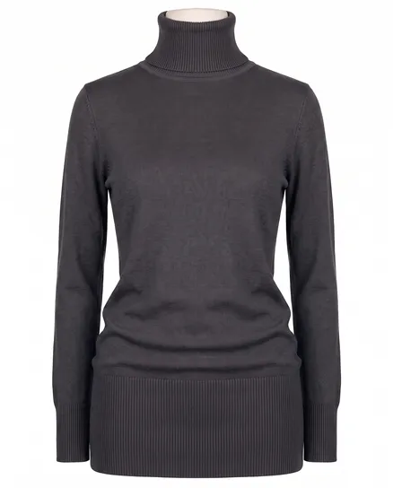 Pullover mit Cashmere in anthrazit von Spaziodonna
