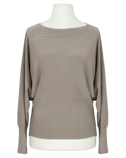 Pullover mit Cashmere in braun von Dolce Piccante