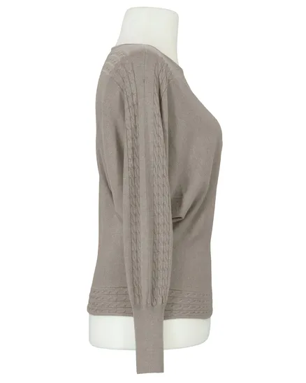 Pullover mit Cashmere in braun von Dolce Piccante