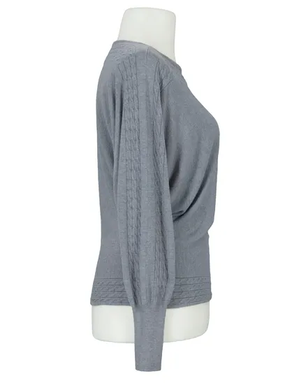 Pullover mit Cashmere in grau von Dolce Piccante