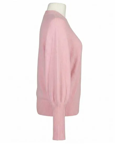 Pullover mit Fledermausarm in rosa von Made in Italy
