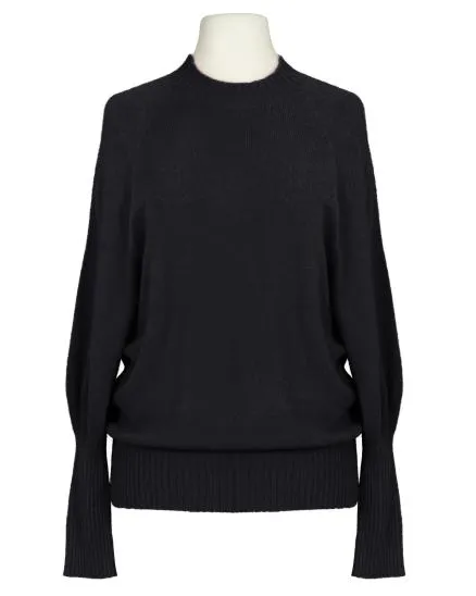 Pullover mit Fledermausarm in schwarz von Made in Italy